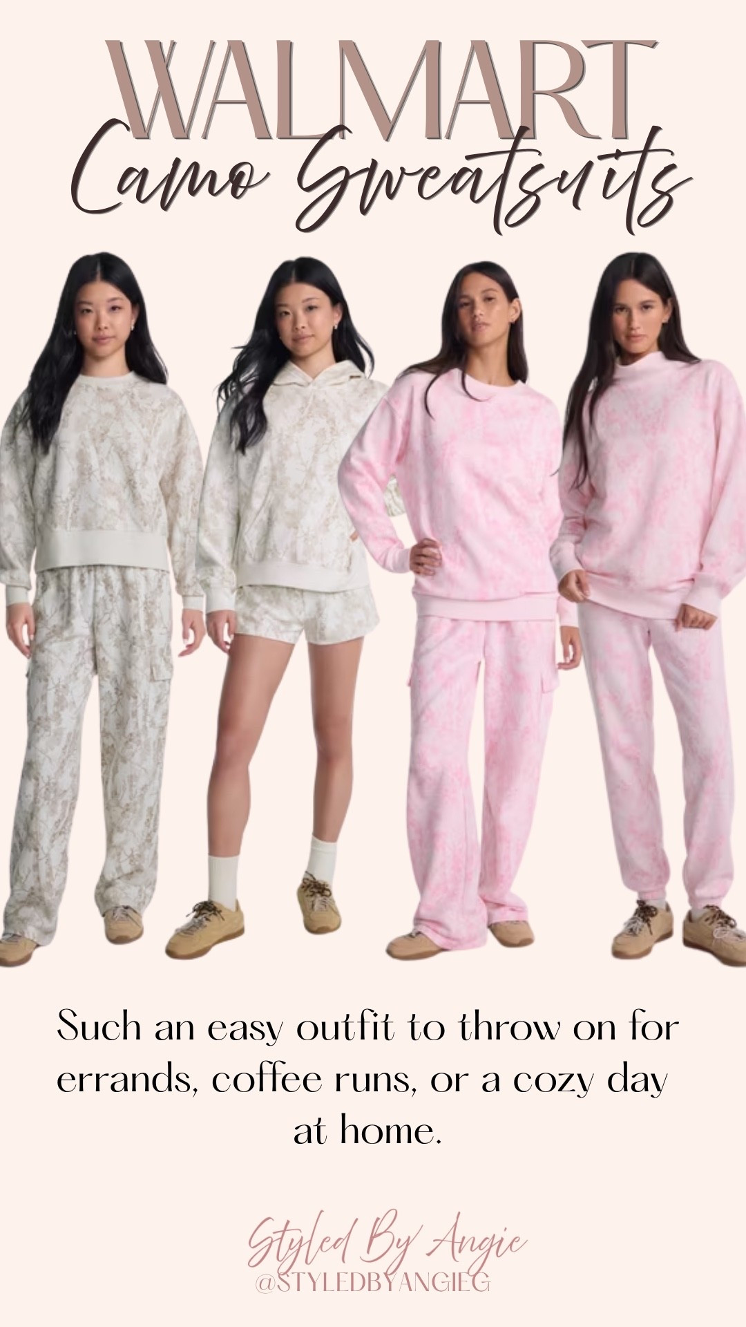 These viral Walmart camo sweatsuits 👀🤎 So cute, comfy, and I totally get why everyone’s loving it!

walmart camo sweatsuit, walmart camo set, viral walmart finds, walmart fashion, walmart outfit, walmart sweatsuit, camo outfit, fall outfit, affordable fashion, walmart finds

#LTKSeasonal #LTKPetite #LTKSaleAlert