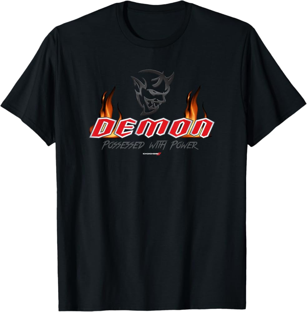 Dodge Demon Possessed With Power T-Shirt | Amazon (US)