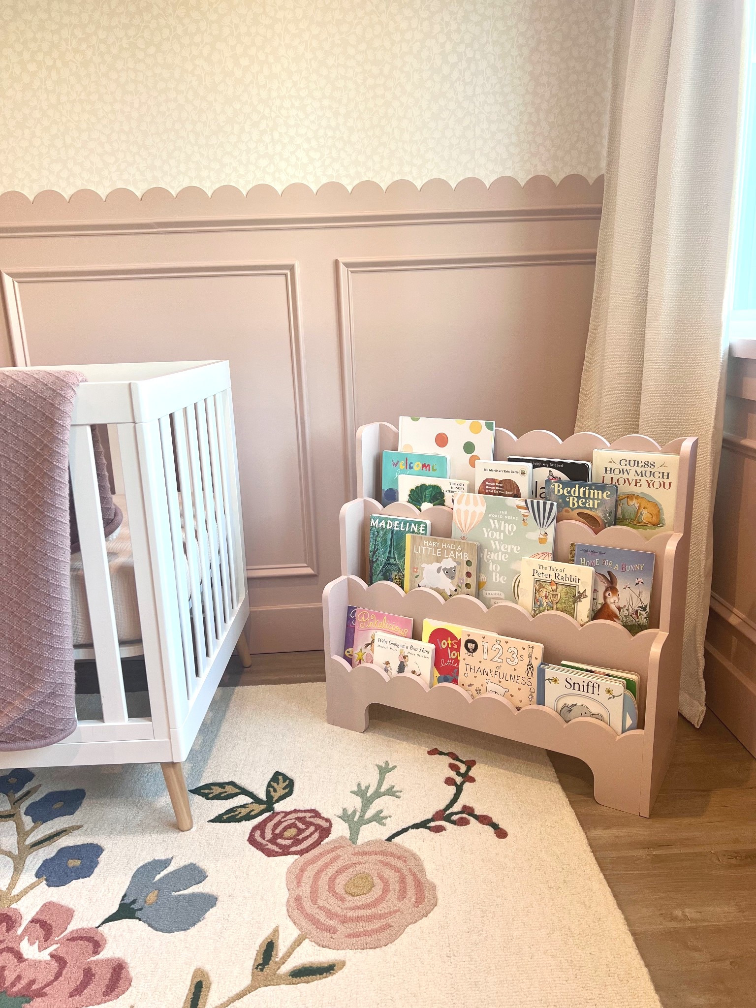 The most adorable book storage! #nursery #girlnursery #nurseryreveal #bookstorage 

#LTKKids #LTKHome #LTKBaby