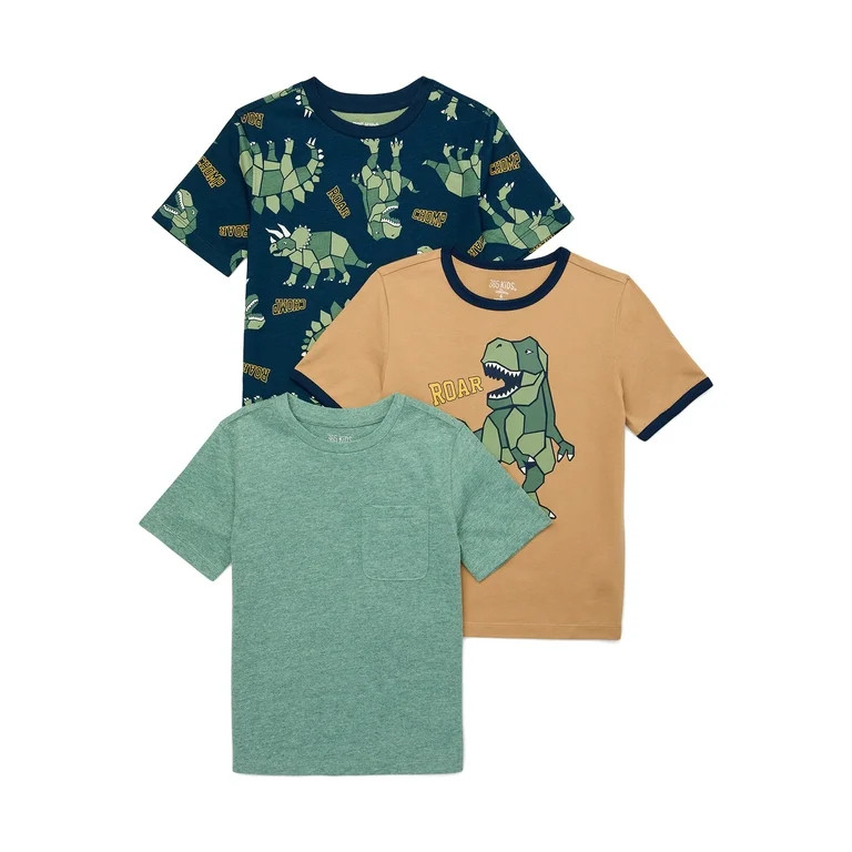 365 Kids by Garanimals Boys Graphic Tee, 3-Pack, Sizes 4-10 | Walmart (US)