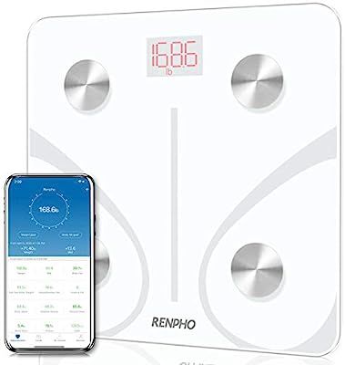 RENPHO Body Fat Scale Smart BMI Scale Digital Bathroom Wireless Weight Scale, Body Composition An... | Amazon (US)