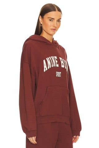 ANINE BING Harvey Sweatshirt in Dark Cherry from Revolve.com | Revolve Clothing (Global)
