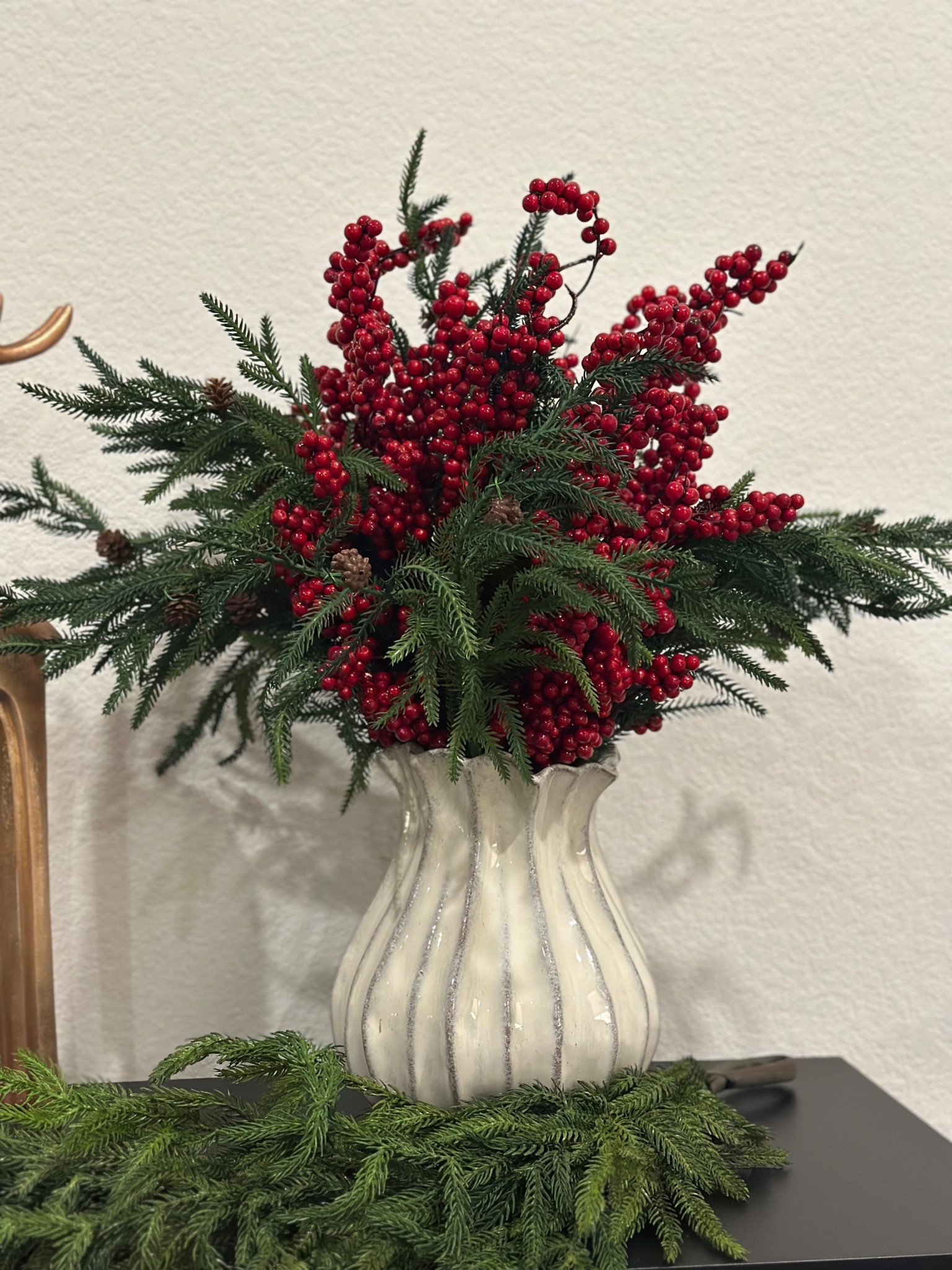 Magnolia fluted vase 

#LTKHome #LTKHoliday #LTKFindsUnder50