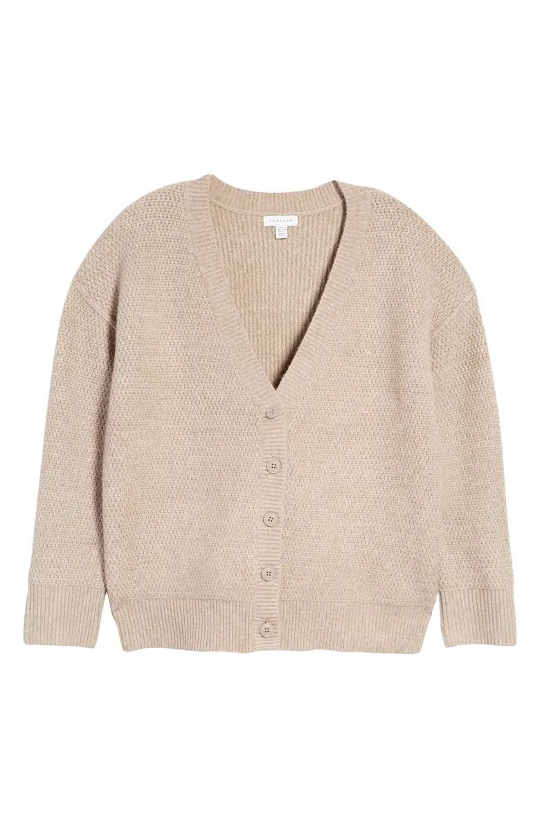 Topshop Women's Exposed Seam Cardigan | Nordstrom | Nordstrom