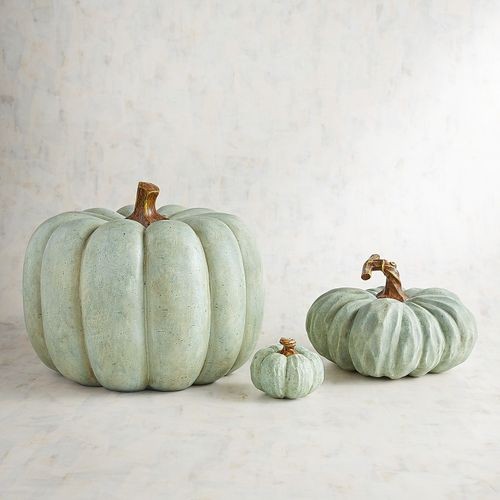 Blue Resin Pumpkins | Pier 1 Imports