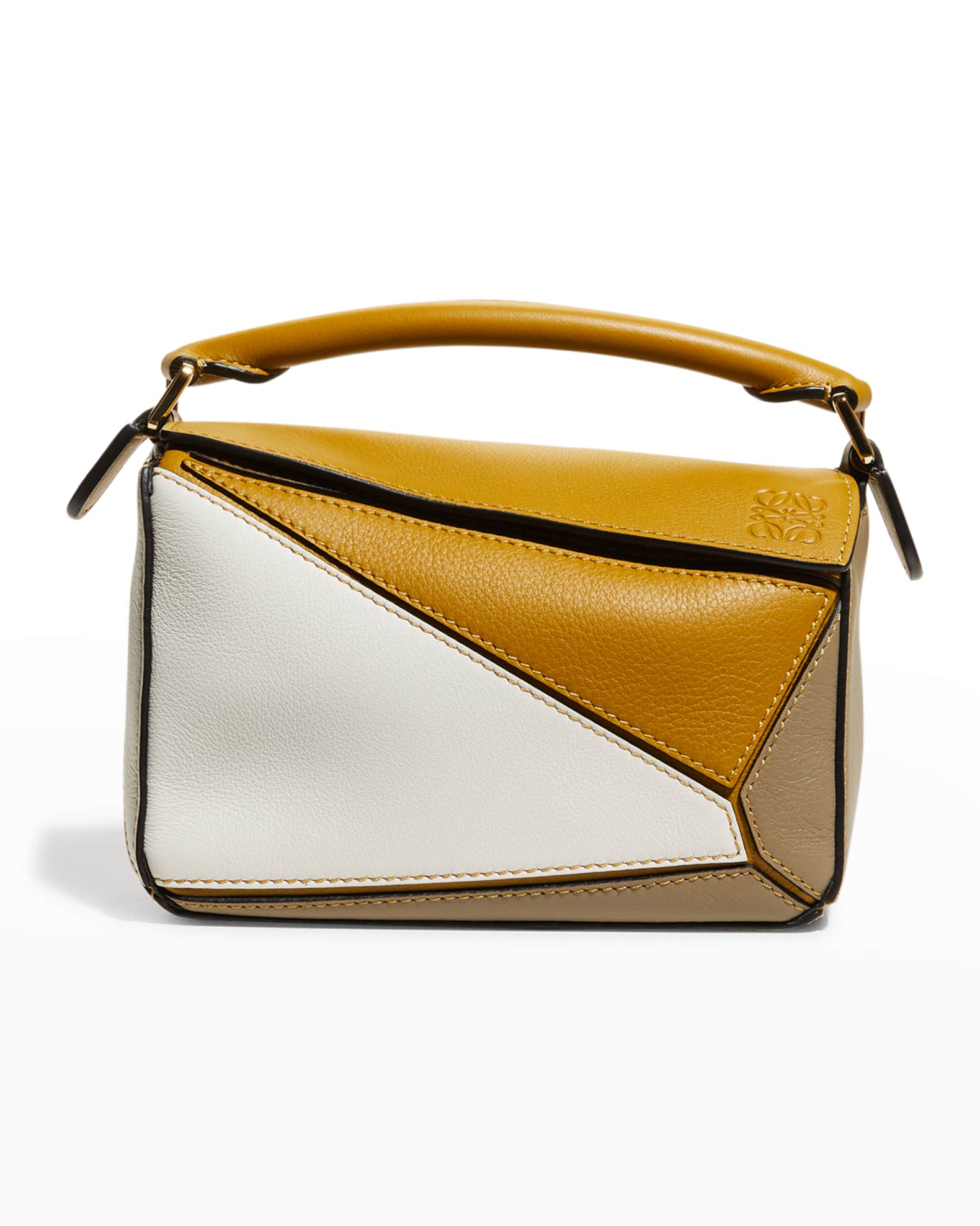 Loewe Puzzle Colorblock Mini Satchel Bag | Neiman Marcus