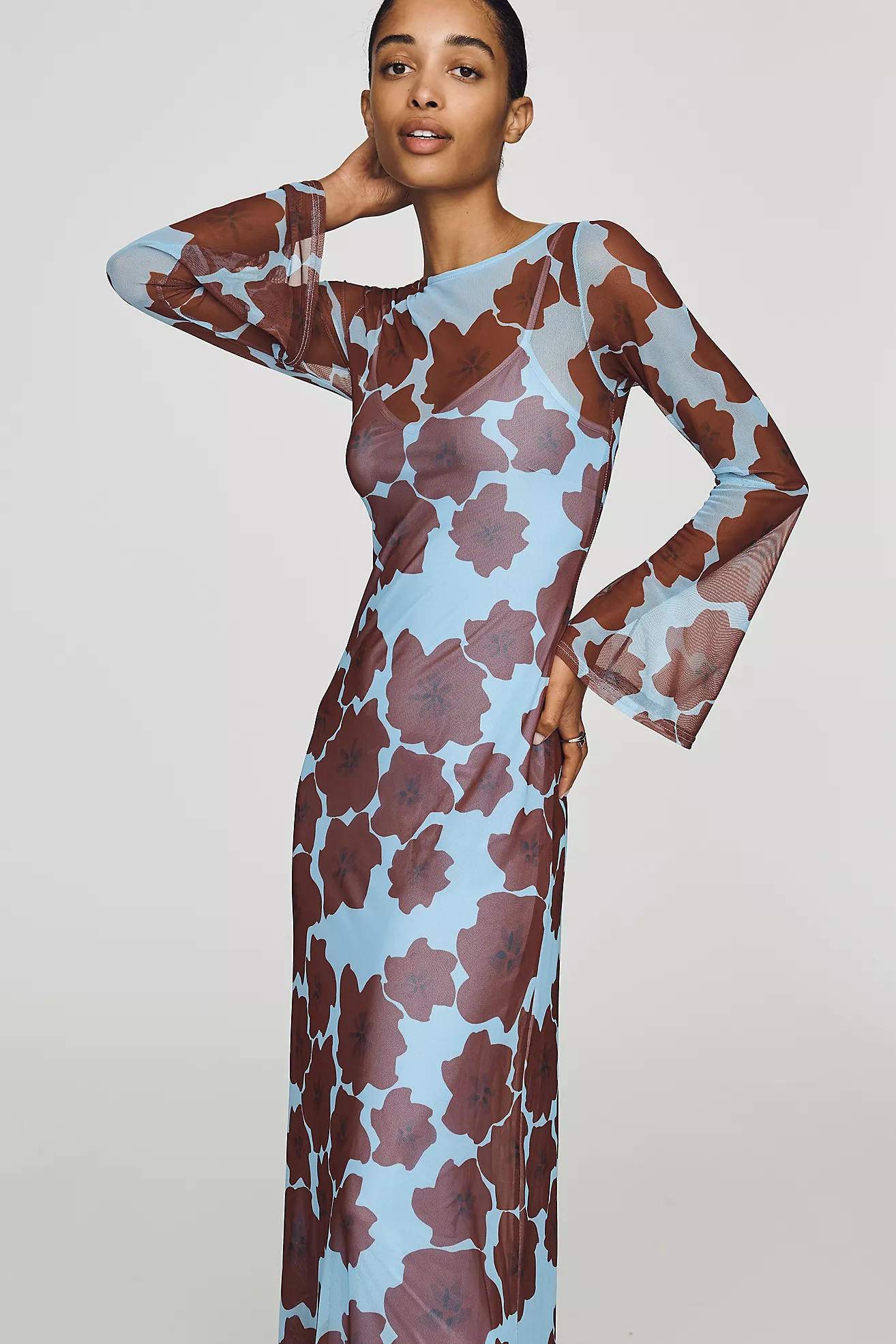 Never Fully Dressed Mesh Maxi Dress | Anthropologie (US)