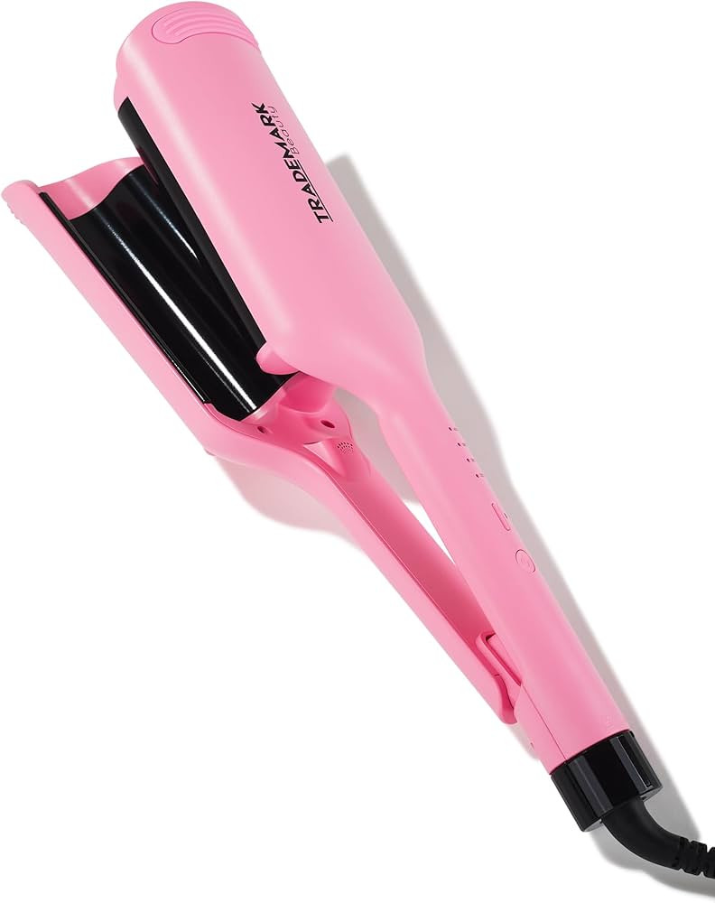 Trademark Beauty Babe Waves X 2 Barrel Curling Iron Hair Waver, 1.25" Quick Heat, Adjustable Temp... | Amazon (US)