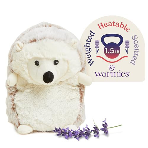warmies Microwavable & Weighted Stuffed Animals, Hedgehog - Heated Stuffed Animal Plushie for Warmth & Comfort - Cute Soft Plush Toys for Adults & Children (Boys, Girls, Babies & Toddlers) | Amazon (US)