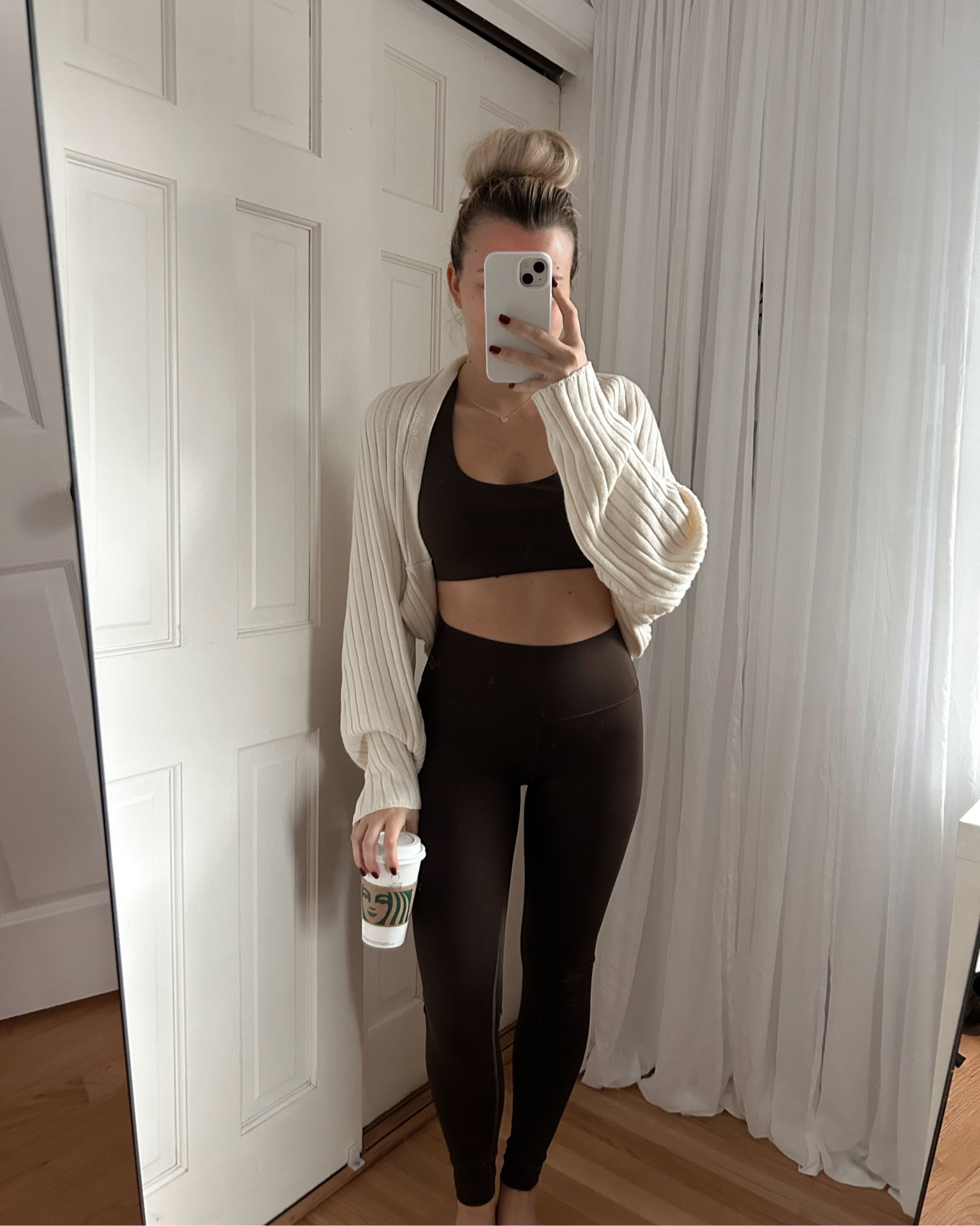 Workout outfit 🤎🧸 this shrug is $7 and I’m wearing a size L

#LTKHoliday #LTKCyberWeek #LTKfindsunder50