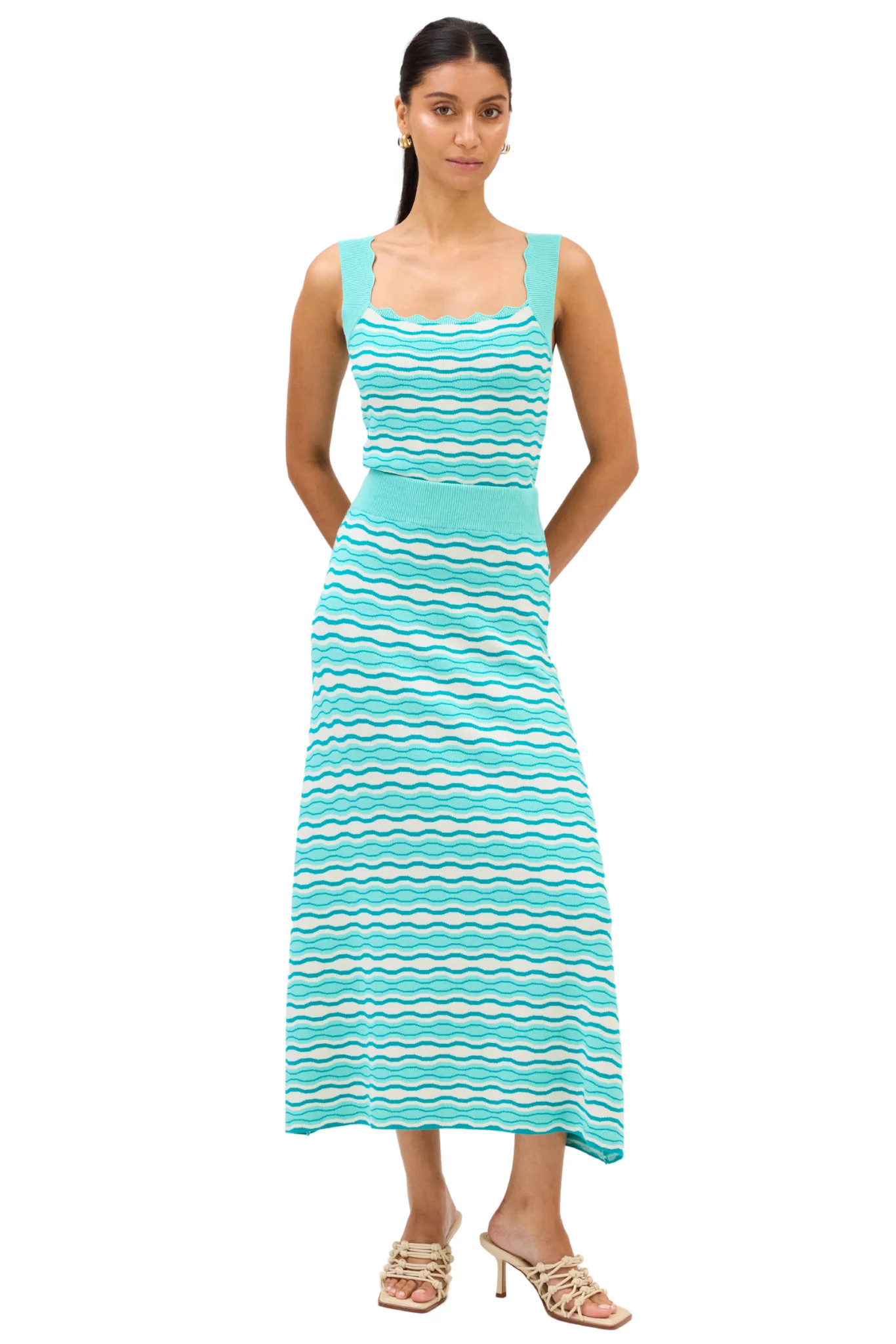 WAVY KNIT SKIRT | ALLISON New York