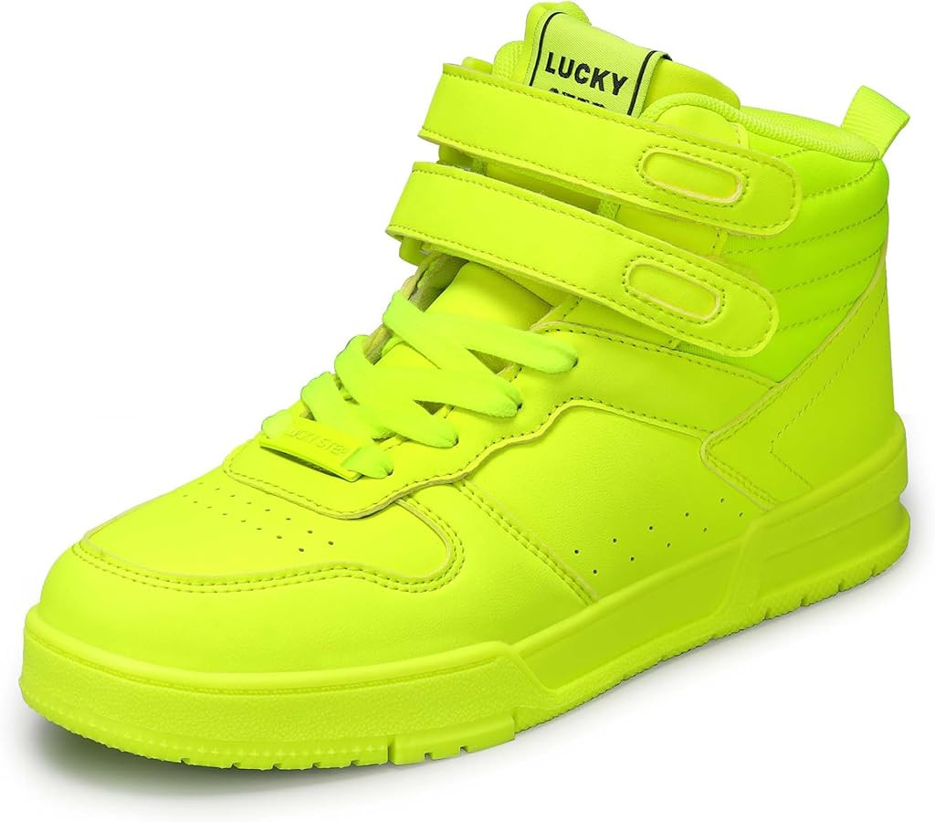 LUCKY STEP Women's High Top Fashion Sneakers Basketball Ankle Boots Walking Tennis Shoes Platform... | Amazon (US)