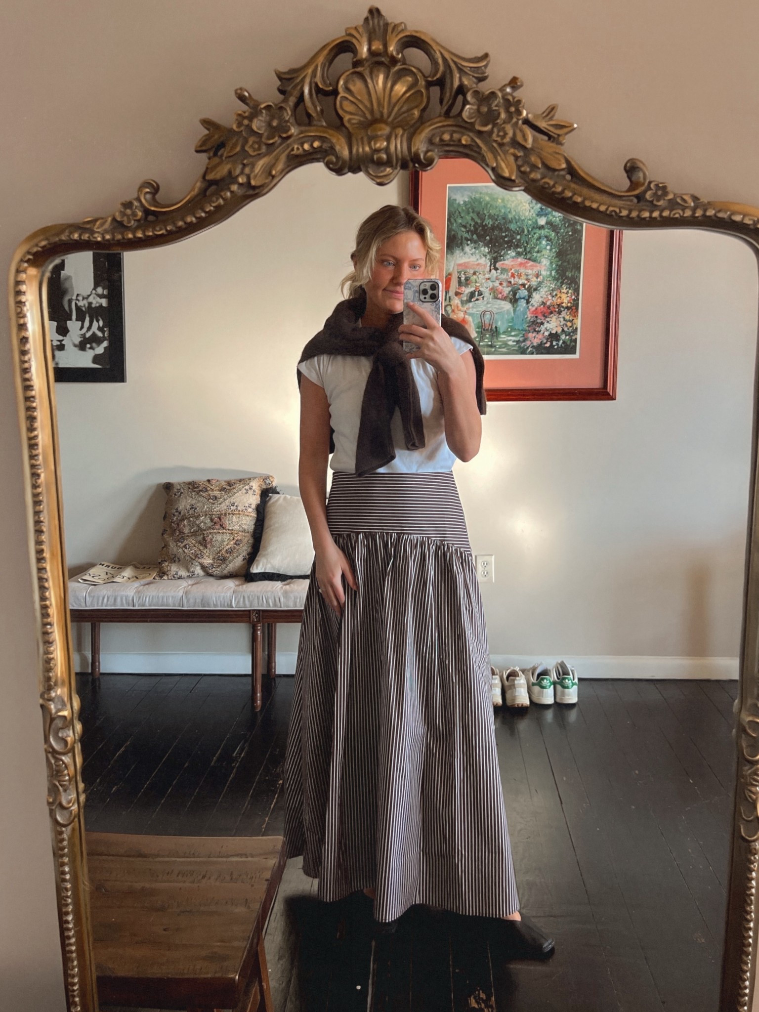 Work day ootd, fall fashion trends, maxi skirt, everyday chic style, fall outfit ideas

#LTKStyleTip #LTKWorkwear #LTKSeasonal