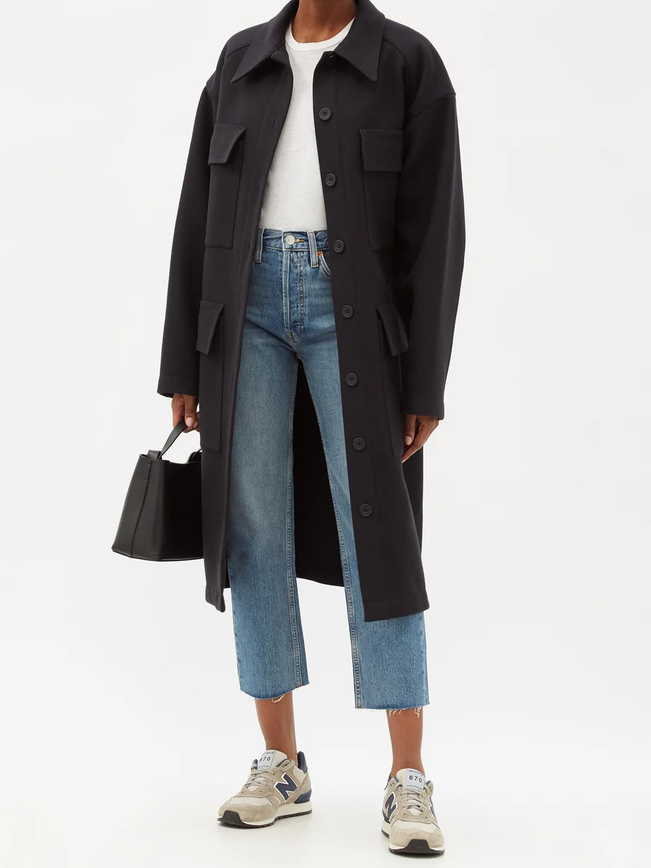 Rigid Stove Pipe high-rise straight-leg jeans | Re/Done | Matches (UK)