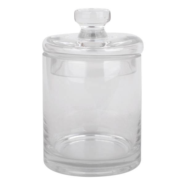 Clear Glass Cannister Vase, 5.5" | At Home