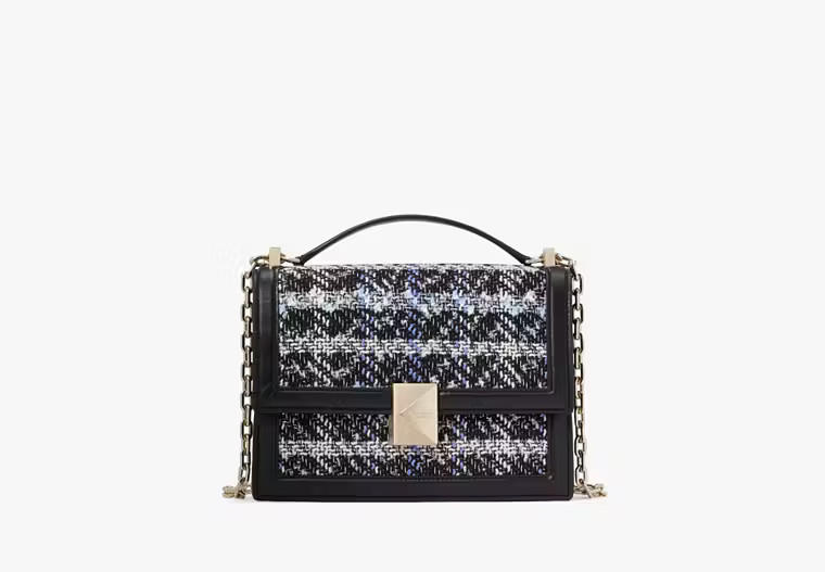 Deco Plaid Tweed Chain Shoulder Bag | Kate Spade (US)