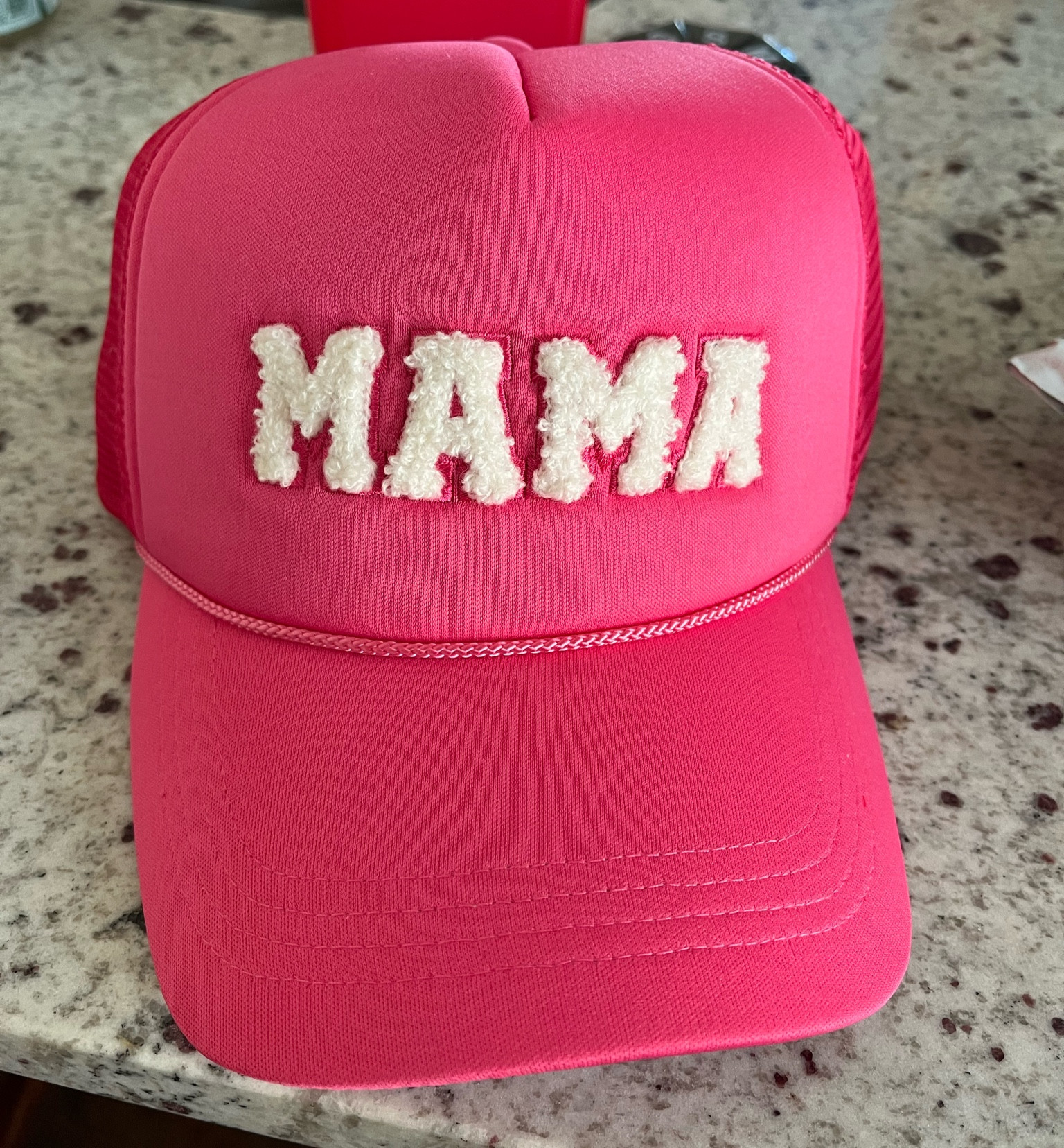Pink mama trucker hat! Comes in white, black, and purple too! 

#LTKfindsunder50