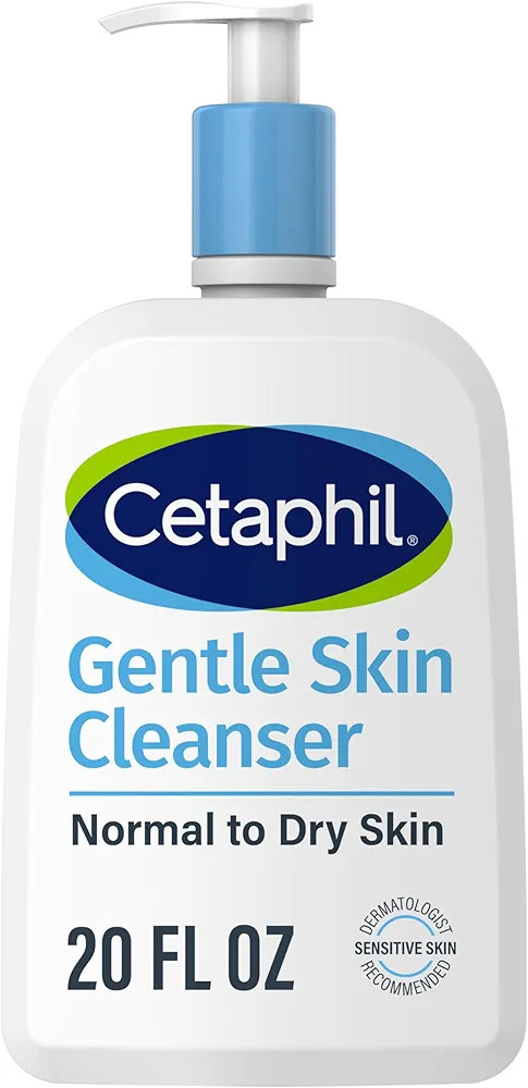 Cetaphil Face Wash, Hydrating Gentle Skin Cleanser for Dry to Normal Sensitive Skin, NEW 20oz, Fr... | Amazon (US)