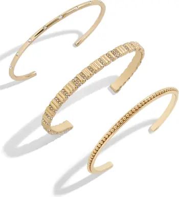 Set of 3 Cuff Bracelets | Nordstrom