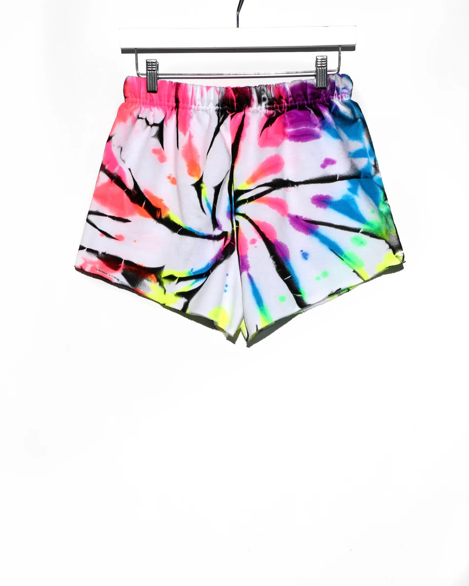 Sweat Shorts / Black Rainbow | MYRRHE