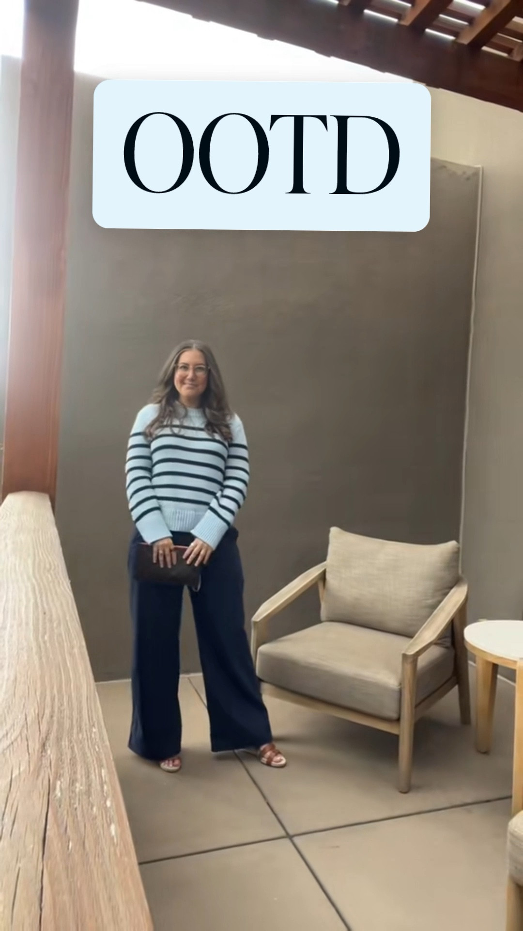 Fall Outfit Idea alert! How to style a striped sweater with wide leg pants for a chic, comfortable look. These platform wedges are the perfect finishing touch! This might be my favorite fall OOTD yet! It’s the perfect balance of cozy and elevated.

#LTKSeasonal #LTKShoeCrush #LTKStyleTip
