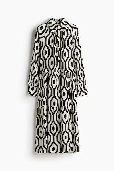 H & M - Viscose Shirt Dress - Black | H&M (US + CA)
