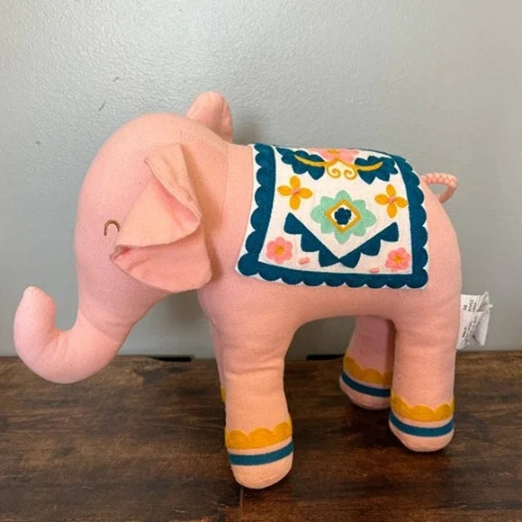 Pillowfort Pink Bohemian Elephant Pillow Plush | Poshmark