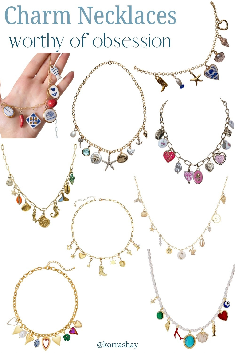 Charm necklaces worthy of obsession! 

#LTKFindsUnder50 #LTKStyleTip #LTKU