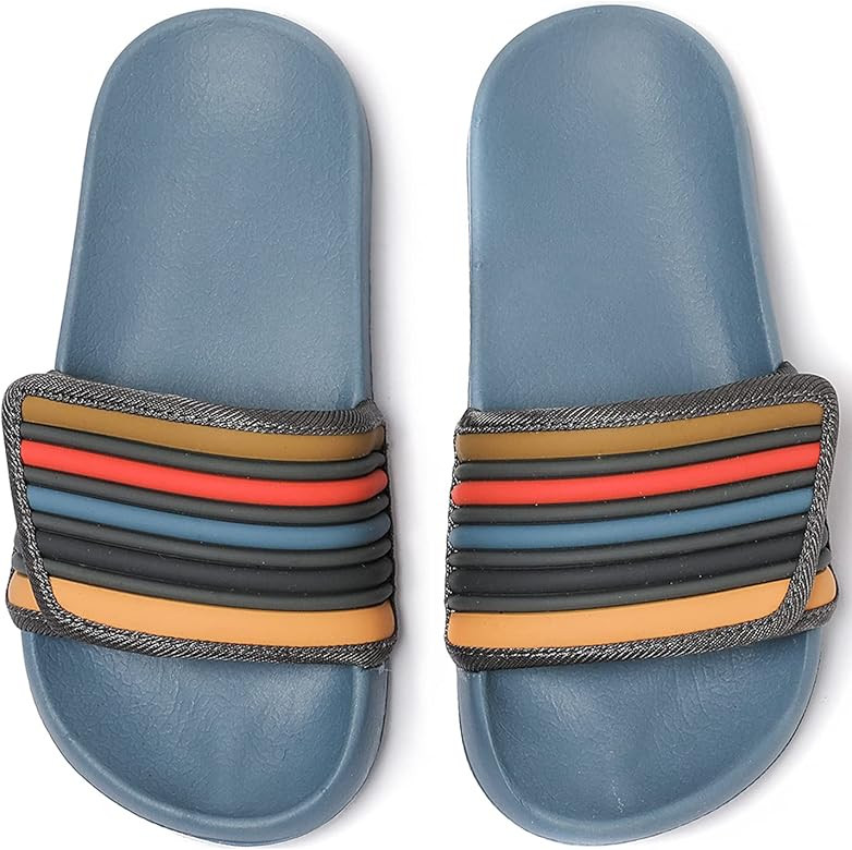 Ataiwee Kid's Poolslide Sandals, Slip On Girl Boy Slides for Youth and Children. | Amazon (US)