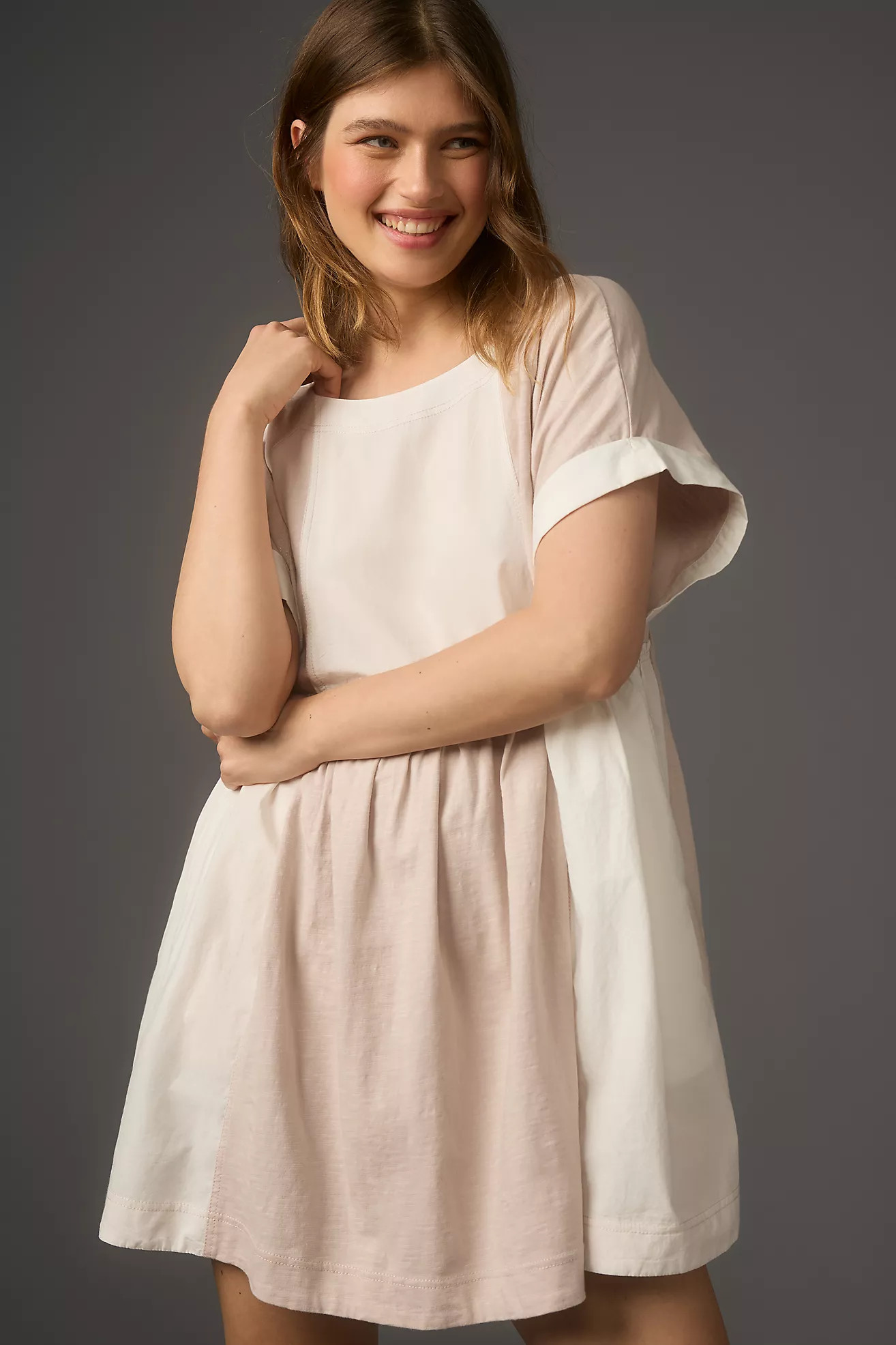 Daily Practice by Anthropologie London Babydoll Mini Dress | Anthropologie (US)