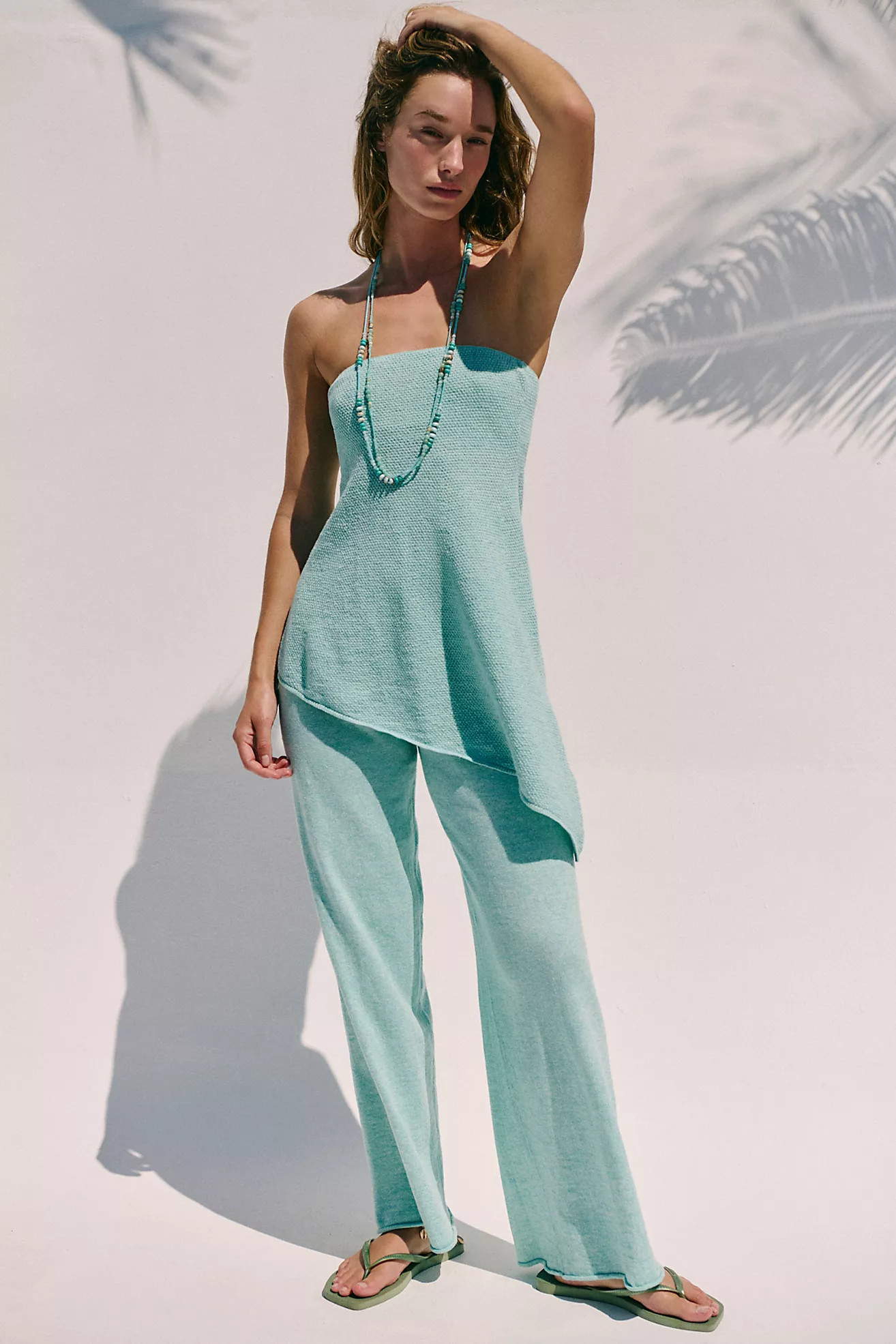 Krista Cotton-Linen Sweater Set | Free People (Global - UK&FR Excluded)