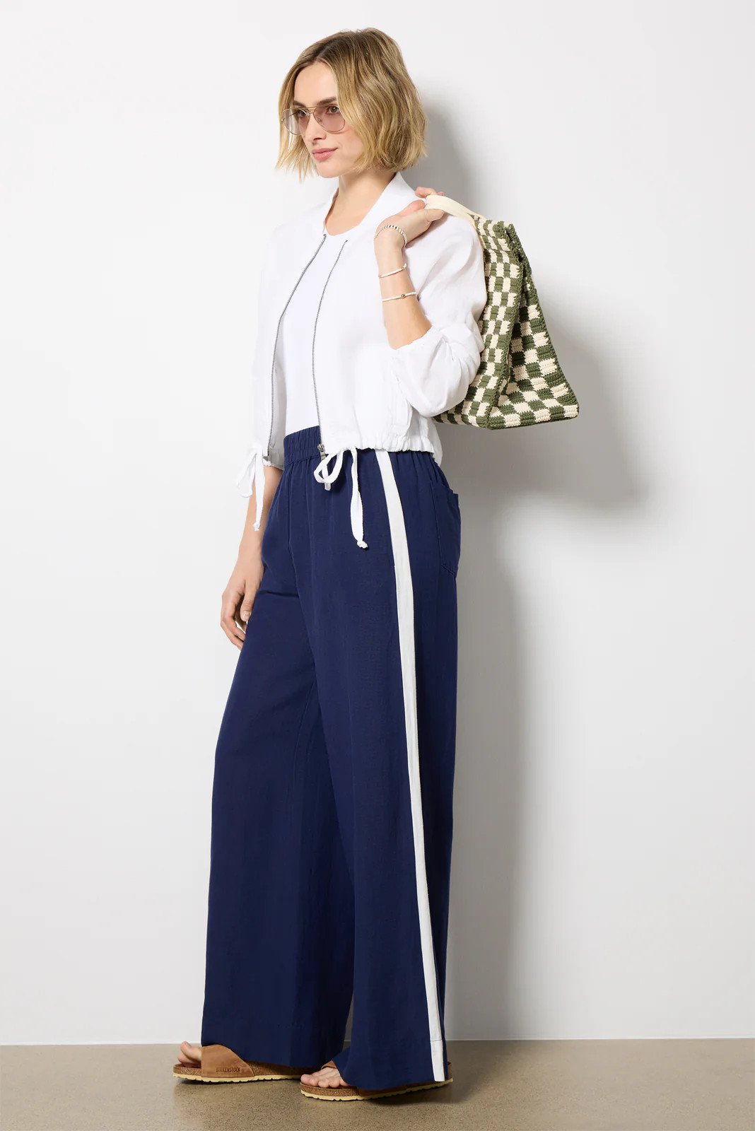 Noa Relaxed Linen Bomber | Evereve