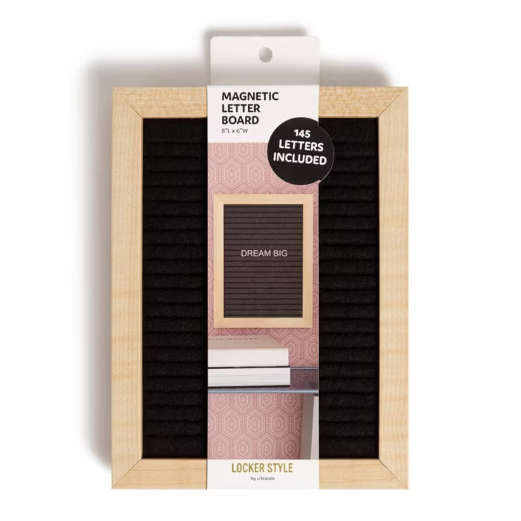 Locker Letterboard Black - U Brands | Target