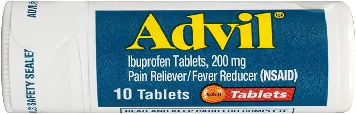 Relieves Headaches, Back Pain and Menstrual Pain, Reduces Fever, Travel Size Tablets, Fast Acting | Amazon (US)