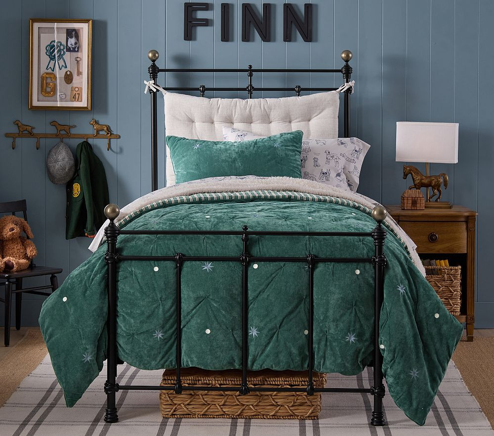 Chris Loves Julia Iron Bed | Pottery Barn Kids