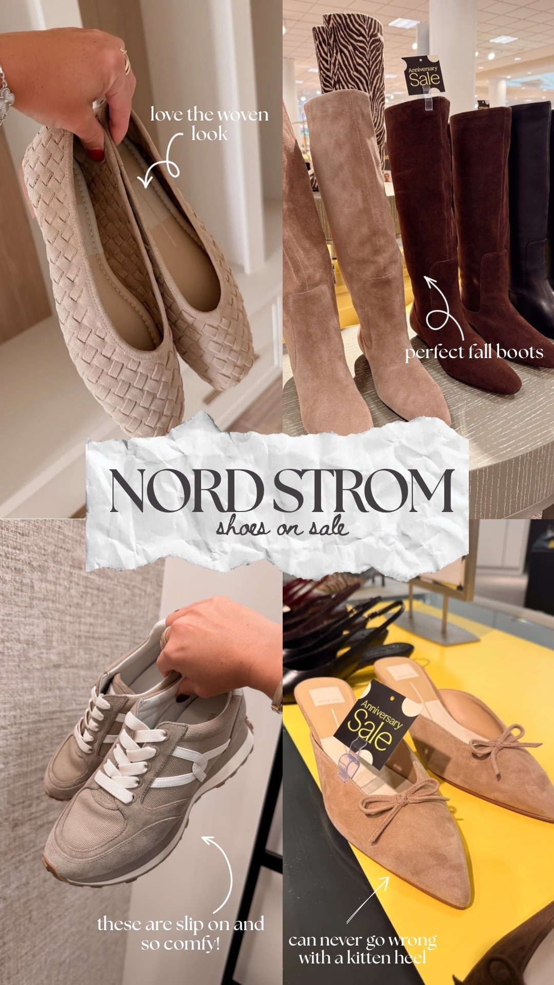 Some of my favorite shoes are on sale at Nordstrom right now!!

sale alert, fall boots, ballet flats, kitten heels, sneakers, Nordstrom, fall fashion haul, Amanda West, almost_readyblog

#LTKSaleAlert #LTKSeasonal