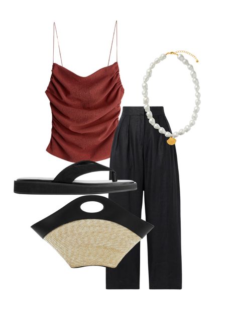 How to style the rust strappy top from H&M  

#LTKstyletip #LTKsummer