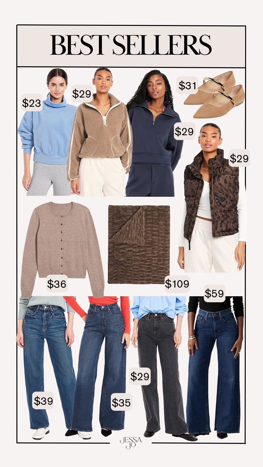 Last week’s best sellers | Weekly best sellers | Old Navy fashion | Old Navy haul | leopard puffer vest | cozy blanket | holiday gift idea | neutral fall cardigan | flattering denim | wide leg jeans | trendy jeans | Target fashion | Target fall shoes 

#LTKStyleTip #LTKSeasonal #LTKFindsUnder100