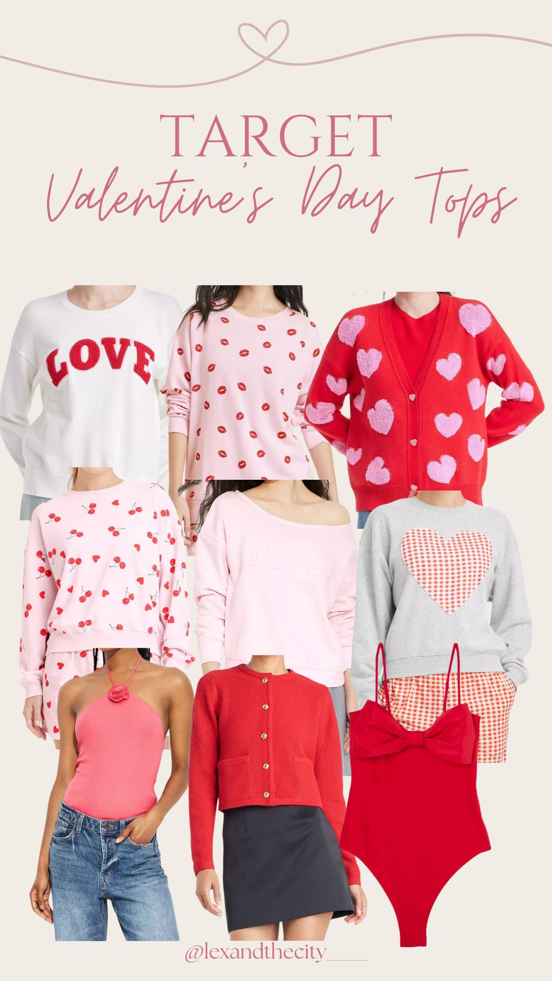 Valentine's Day tops at Target! 

 

#LTKSeasonal #LTKFindsUnder50 #LTKStyleTip