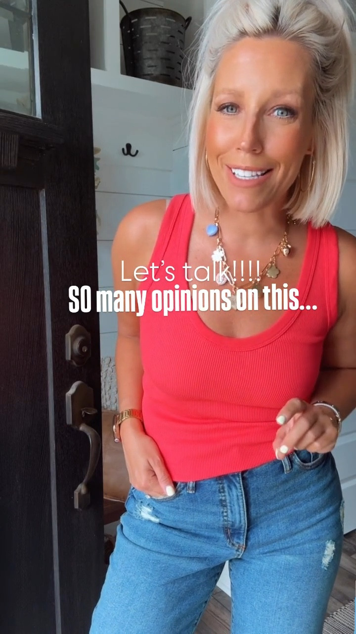 Let the jelly shoes debate begin!!! I feel like there are very strong opinions about these shoes making a comeback (or trying to comeback). Let me just say, they have done wonders with the comfort level of these shoes!!! Let me know your thoughts!!!
⬇️⬇️⬇️
Tanks small
Jeans size 4
Shoes TTS

#LTKStyleTip #LTKShoeCrush #LTKFindsUnder50