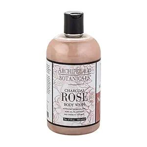 Archipelago Botanicals Charcoal Rose Body Wash | Hydrating Daily Cleanser | Free from Parabens an... | Amazon (US)