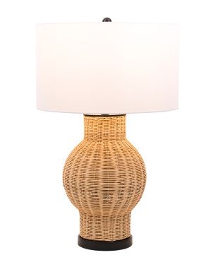 Woven Rattan Table Lamp | TJ Maxx