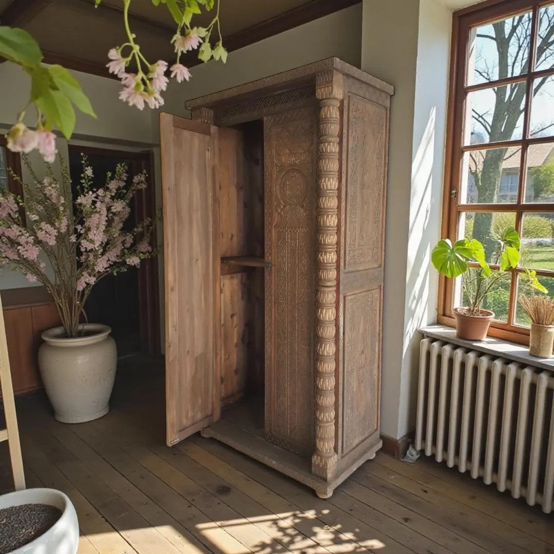 Palace Vintage moroccan berber wooden carved Armoire  39 x 78 | Etsy (US)