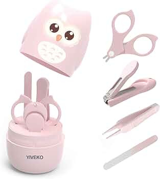 YIVEKO Baby Nail Kit, 4-in-1 Baby Nail Care Set with Cute Case, Baby Nail Clippers, Scissors, Nai... | Amazon (US)