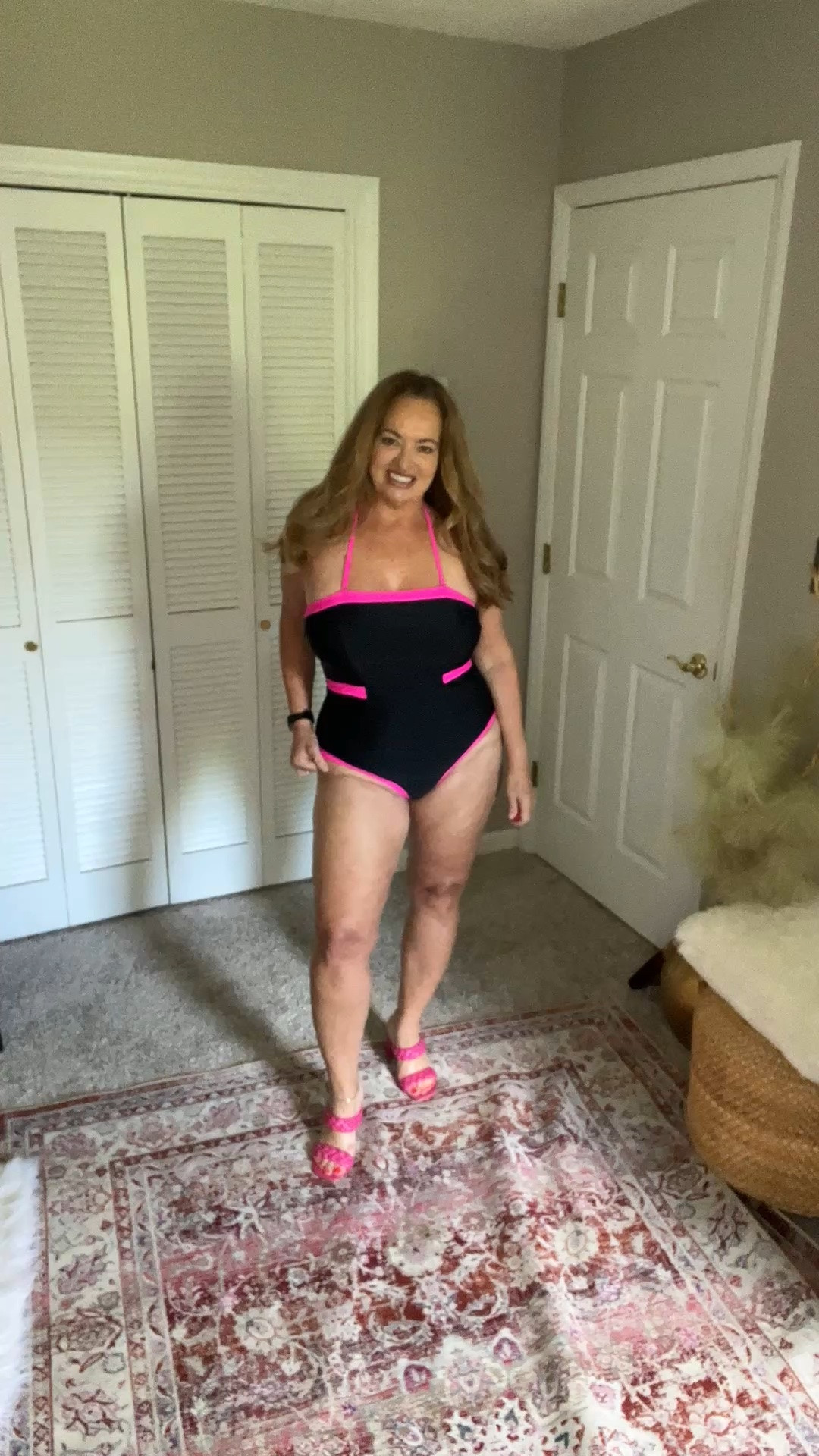A fabulous one piece swimsuit with
Strategic color blocking for waist defining 
Silhouette. Available on many options.
Under $30.00

#LTKSwim #LTKTravel #LTKActive