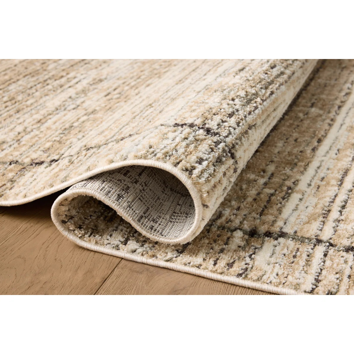 Jeremiah Brent x Loloi Bleecker Natural / Charcoal Area Rug | Wayfair North America