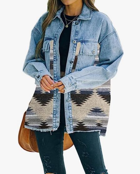 Love the western vibes of this cute amazon jacket 