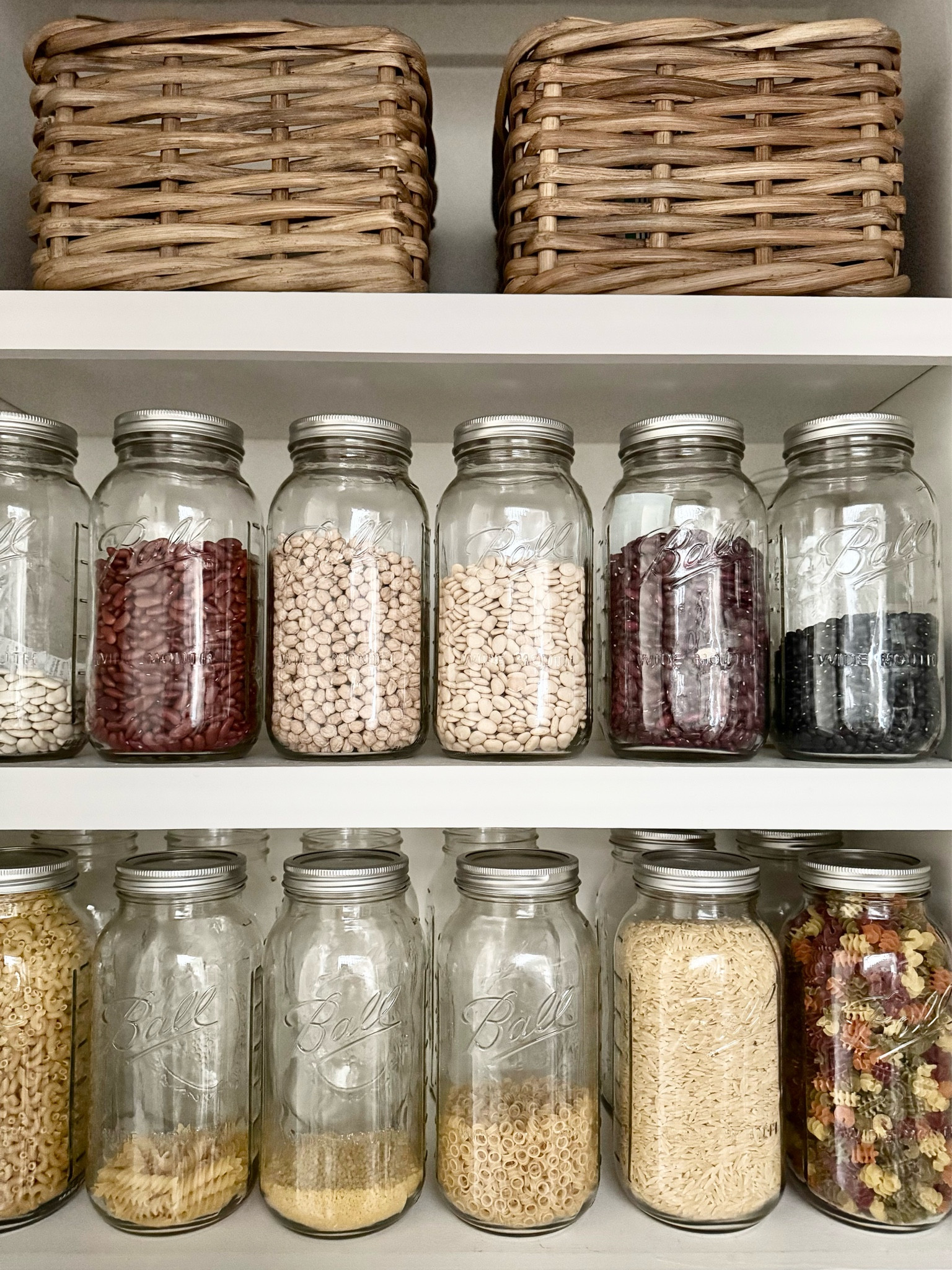 Organized pantry 