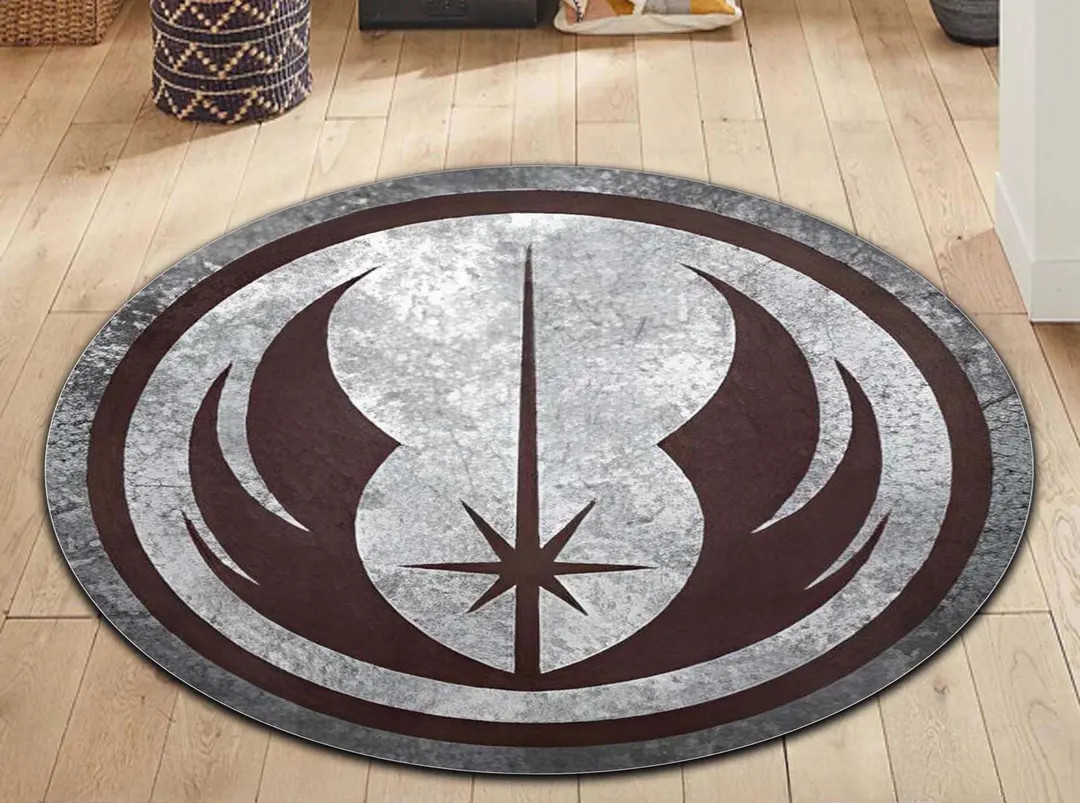 Jedi Order Rug: Star Wars Galactic Symbol, Sci-fi Floor Mat - Etsy | Etsy (Global)
