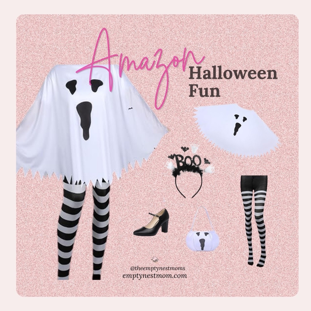 👻 Cute, comfy, and just the right amount of spooky! 🖤

This ghost costume is perfect if you want something fun without spending hours getting ready. Add the striped tights and a few accessories, and you’re Halloween-ready in no time! 🎃

Everything is Linked! 🖤

#LTKHalloween #GhostCostume #HalloweenOutfit #HalloweenInspo #LTKFinds #SpookySeason #CuteHalloween #TheEmptyNestMom

#LTKmomlife #LTKdayinmylife #LTKSeasonal